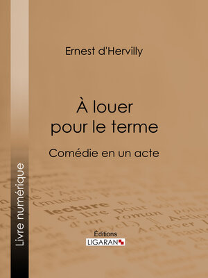 cover image of À louer pour le terme